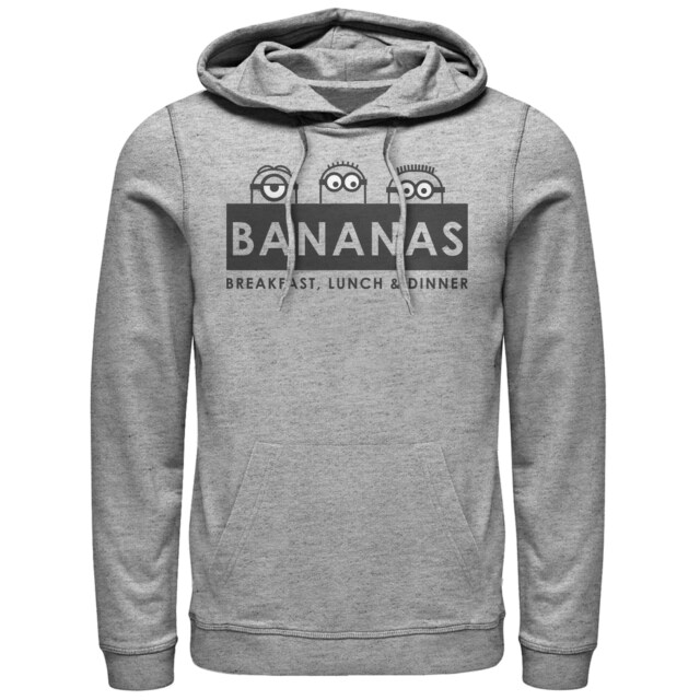 Men's Despicable Me Minions  Adult Pull Over Hoodie