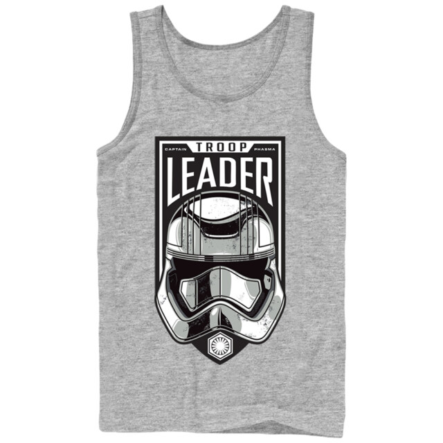 Men's Star Wars The Force Awakens Captain Phasma Troop Leader  Adult Tank Top