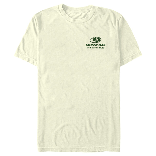 Men's Mossy Oak Small Fishing Logo  Adult T-Shirt