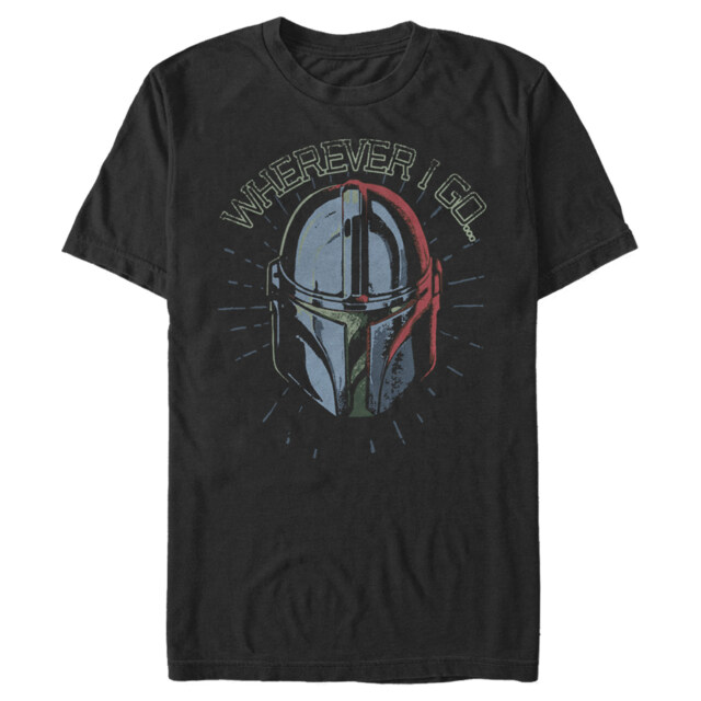 Men's Star Wars: The Mandalorian Father's Day Mando Wherever I Go�  Adult T-Shirt
