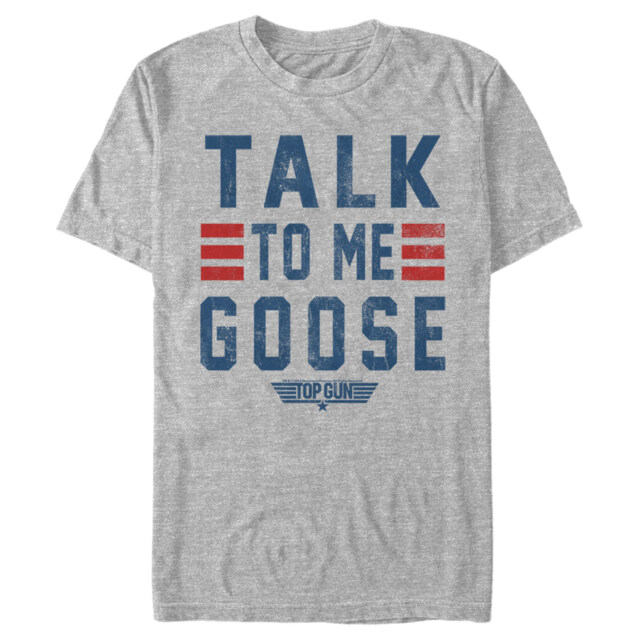 Men's Top Gun Talk to Me Goose Quote  Adult T-Shirt