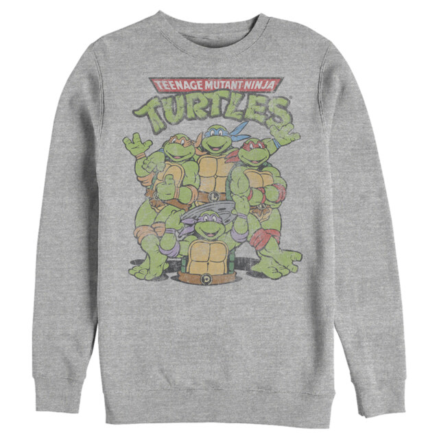 Men's Teenage Mutant Ninja Turtles Best Friend Shot  Adult Sweatshirt