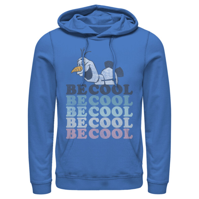 Men's Frozen 2 Olaf Be Cool  Adult Pull Over Hoodie