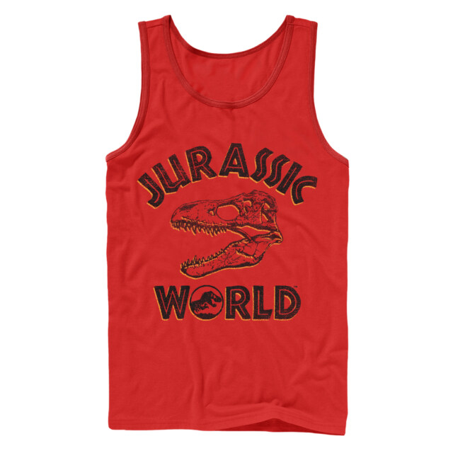 Men's Jurassic World: Fallen Kingdom Skull Fossil  Adult Tank Top