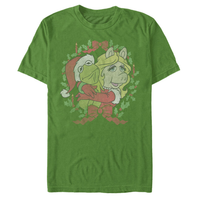 Men's The Muppets Kermy and Piggy  Adult T-Shirt