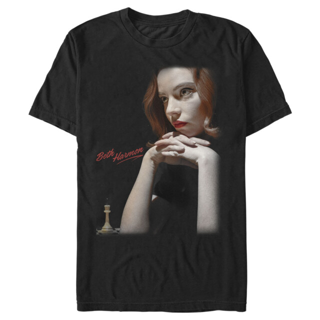 Men's The Queen's Gambit Beth Thinking  Adult T-Shirt