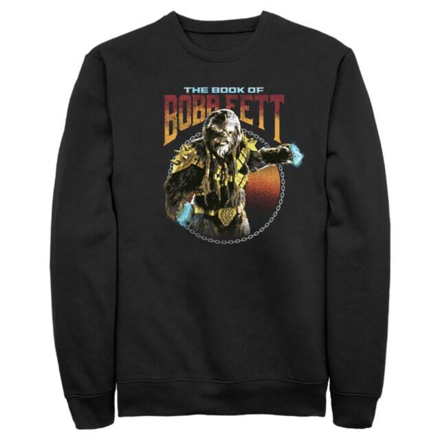 Men's Star Wars: The Book of Boba Fett Black Krrsantan  Adult Sweatshirt