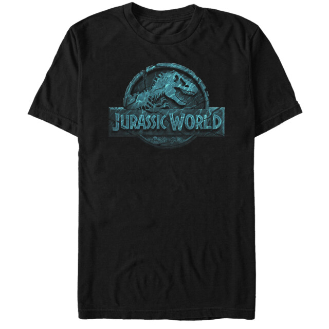 Men's Jurassic World: Fallen Kingdom Water Ripple Logo  Adult T-Shirt