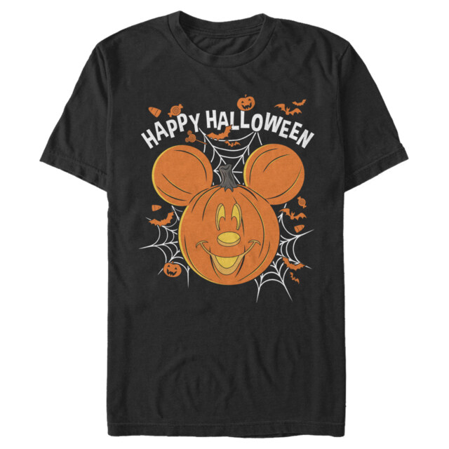 Men's Mickey & Friends Halloween Mouse-O'-Lantern  Adult T-Shirt