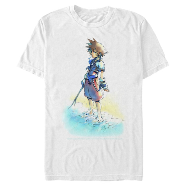 Men's Kingdom Hearts 1 Hero by the Shore  Adult T-Shirt
