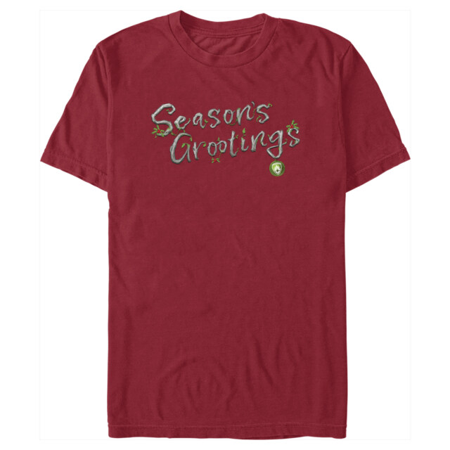 Men's Guardians of the Galaxy Holiday Special Season's Grootings  Adult T-Shirt