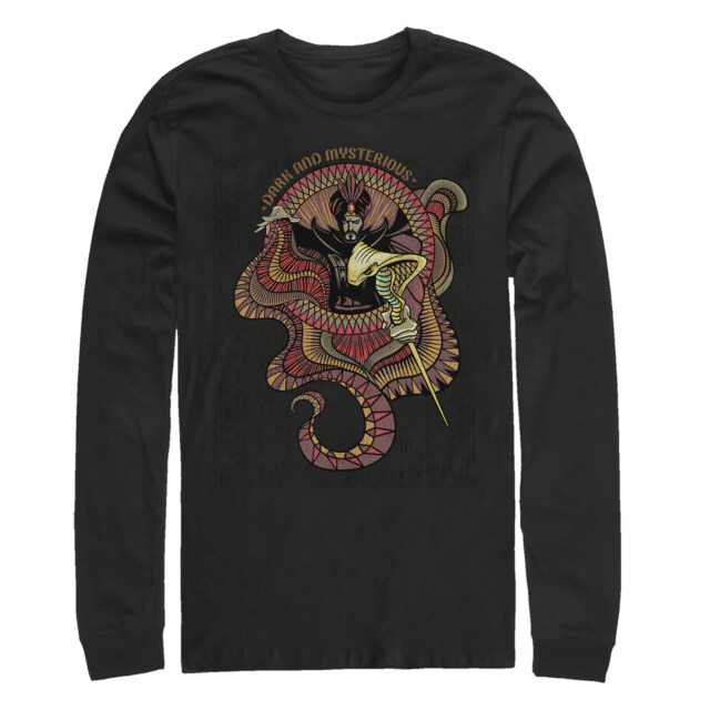 Men's Aladdin Jafar Mysterious Snake  Adult Long Sleeve Shirt