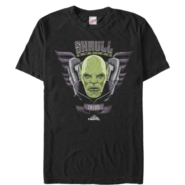 Men's Marvel Captain Marvel Talos Skrull Portrait  Adult T-Shirt