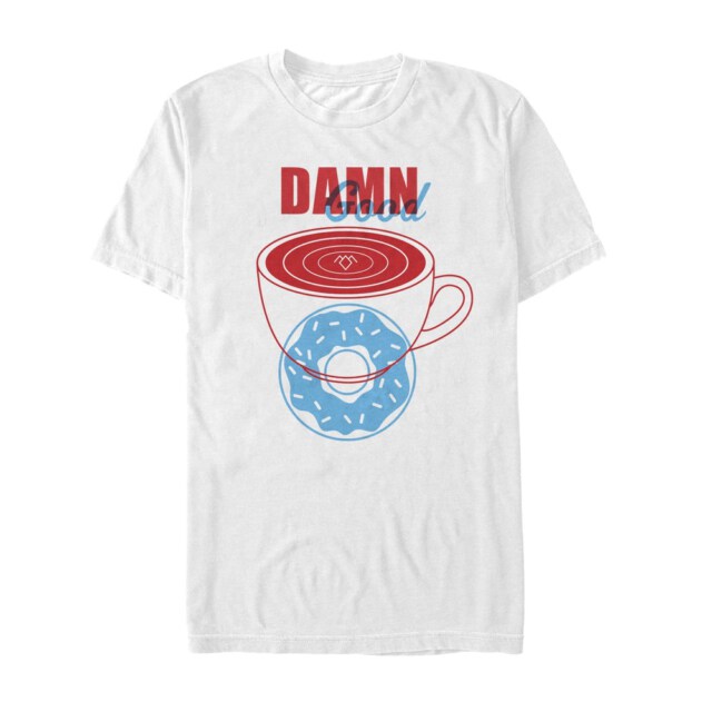 Men's Twin Peaks Good Coffee and Donut  Adult T-Shirt