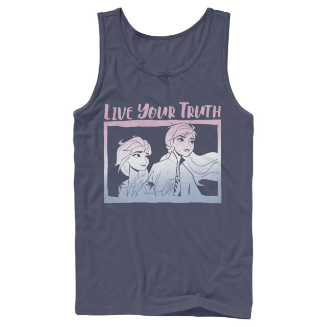 Men's Frozen 2 Sister Live Truth  Adult Tank Top