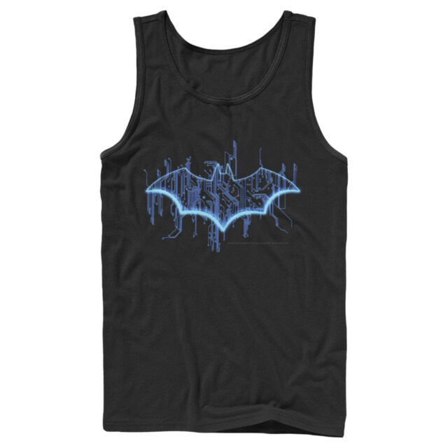 Men's Batman Logo Digital Wing  Adult Tank Top