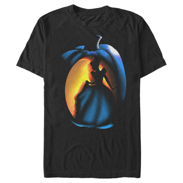 Men's Cinderella Cinderella Halloween Pumpkin  Adult T-Shirt