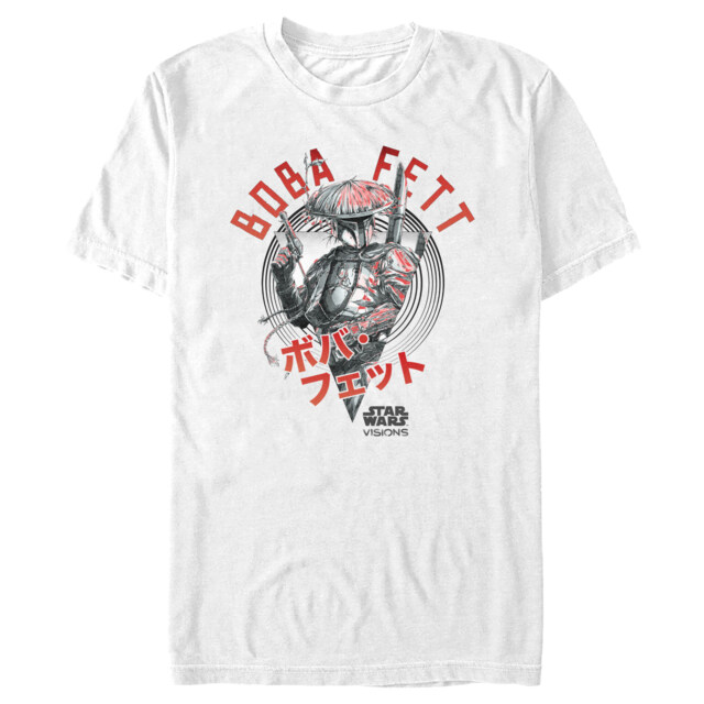 Men's Star Wars: Visions Boba Fett Samurai  Adult T-Shirt