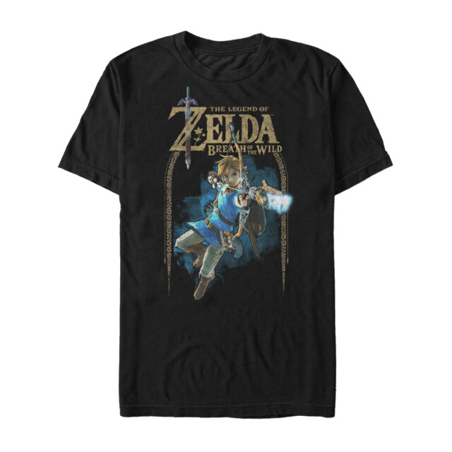 Men's Nintendo Legend of Zelda Breath of the Wild Arch  Adult T-Shirt