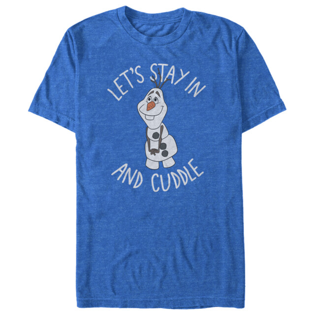 Men's Frozen Olaf Cuddle  Adult T-Shirt