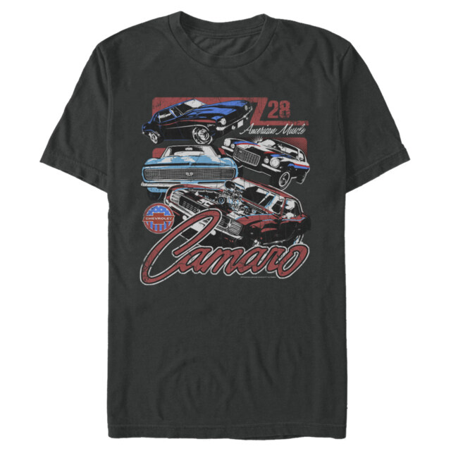 Men's General Motors Camaro Z28 American Muscle Defined Distressed  Adult T-Shirt