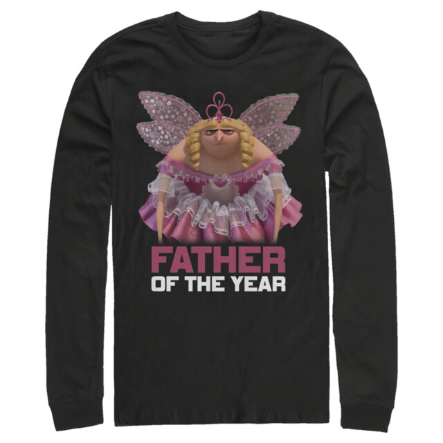 Men's Despicable Me Gru Father of the Year  Adult Long Sleeve Shirt