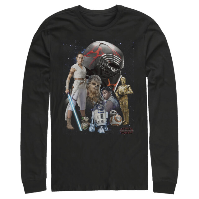 Men's Star Wars: The Rise of Skywalker Sith Villain Trooper  Adult Long Sleeve Shirt