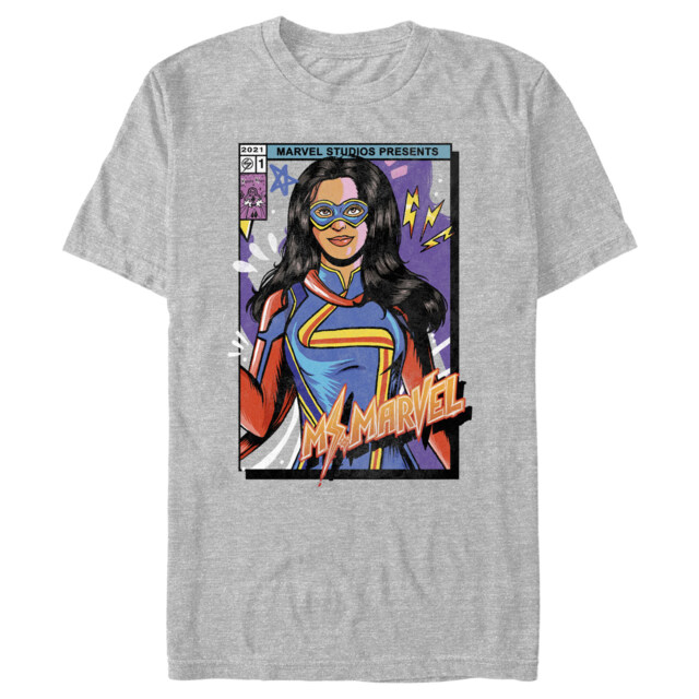 Men's Marvel: Ms. Marvel Comic Cover Kamala  Adult T-Shirt