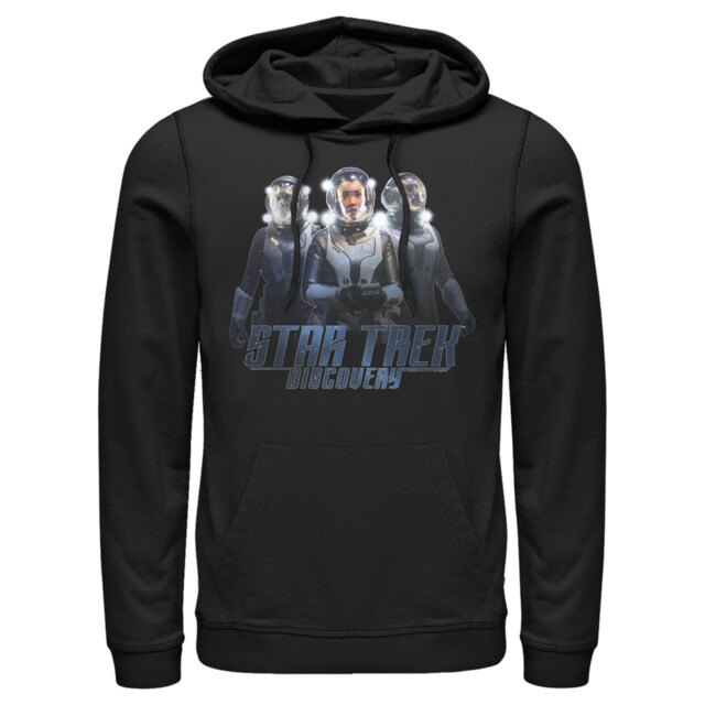 Men's Star Trek: Discovery Spacesuit Crew  Adult Pull Over Hoodie