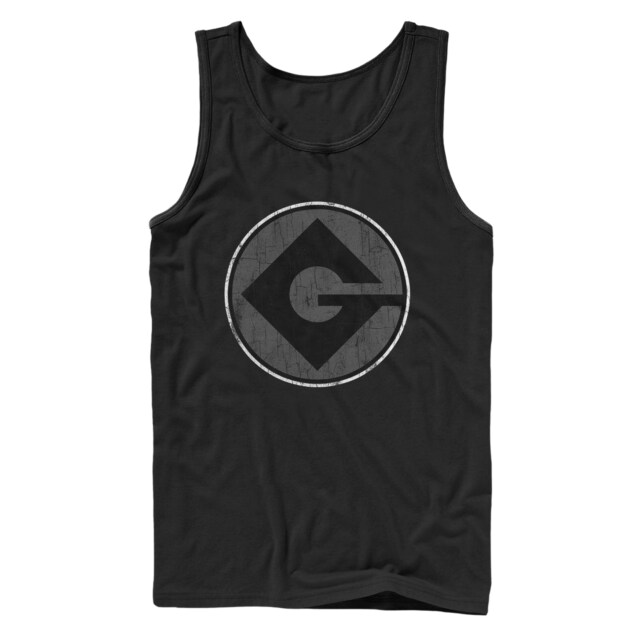 Men's Despicable Me Gru Logo  Adult Tank Top