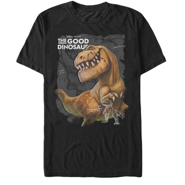 Men's The Good Dinosaur Butch Tyrannosaurus Rex  Adult T-Shirt