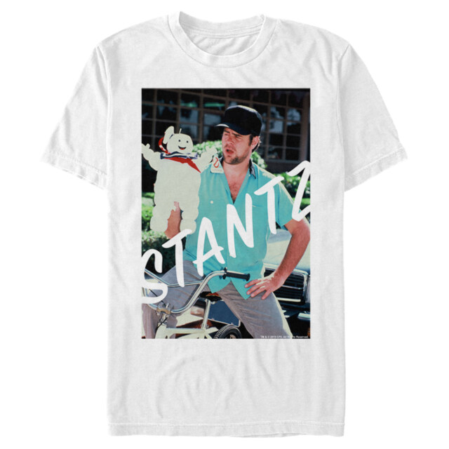 Men's Ghostbusters Ray Stantz Poster  Adult T-Shirt