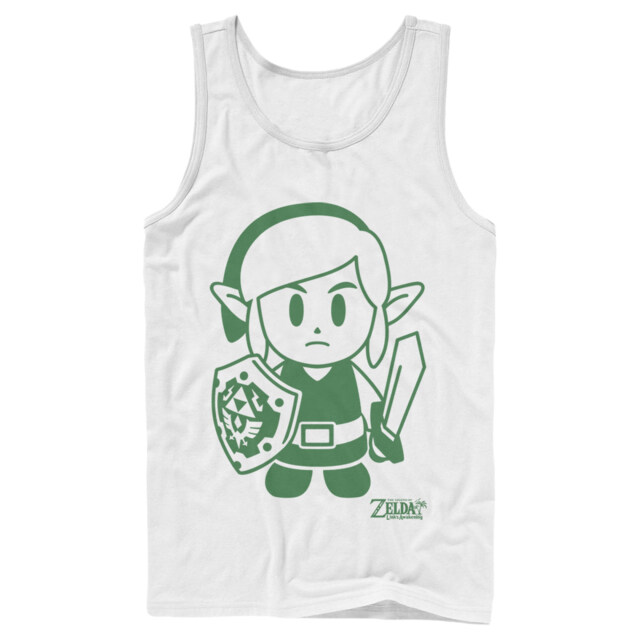 Men's Nintendo Legend of Zelda Link's Awakening Sleek Avatar  Adult Tank Top