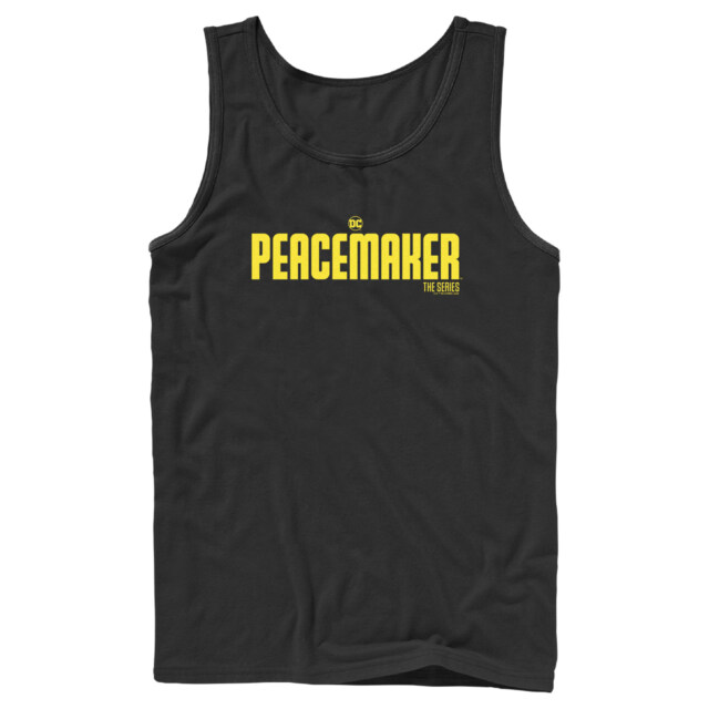 Men's Peacemaker Yellow Classic Logo  Adult Tank Top