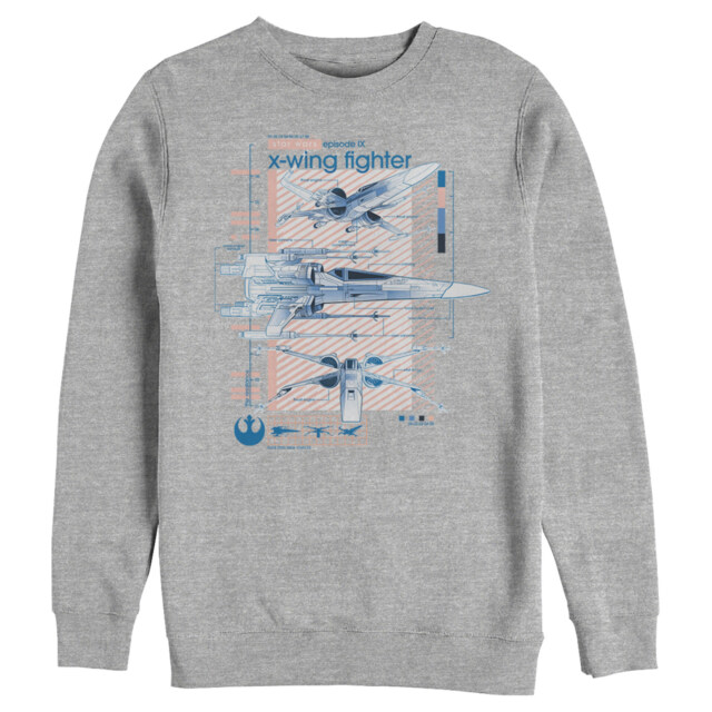 Men's Star Wars: The Rise of Skywalker X-Wing Details  Adult Sweatshirt