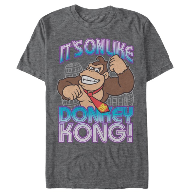 Men's Nintendo Donkey Kong It's On  Adult T-Shirt