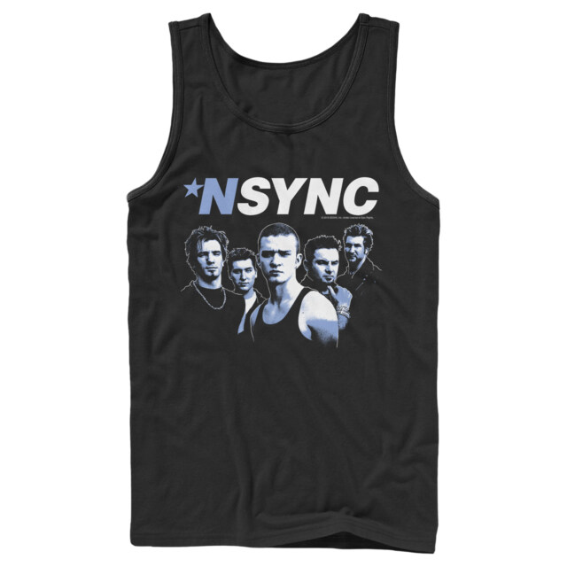 Men's NSYNC Attitude Pose  Adult Tank Top