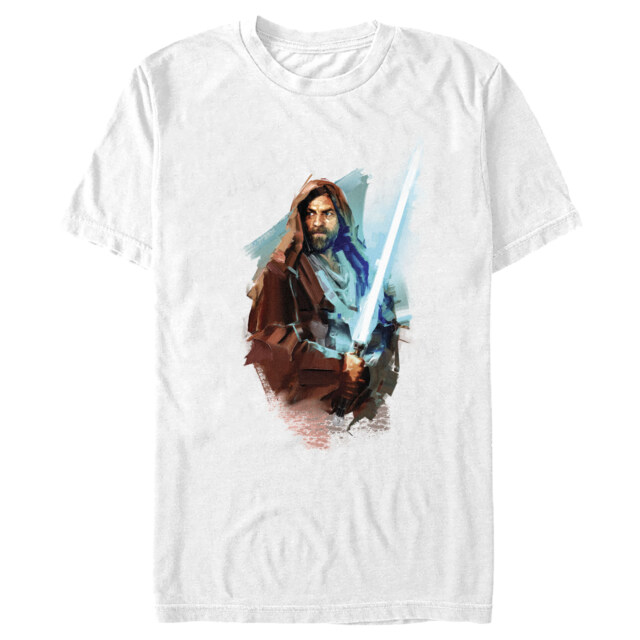 Men's Star Wars: Obi-Wan Kenobi Watercolor Obi-Wan  Adult T-Shirt