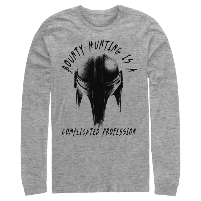 Men's Star Wars: The Mandalorian Complicated Profession  Adult Long Sleeve Shirt