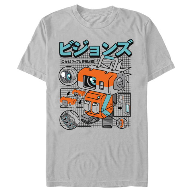 Men's Star Wars: Visions Lop and Ocho Robot  Adult T-Shirt