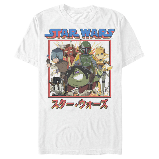 Men's Star Wars: Visions Anime Group  Adult T-Shirt