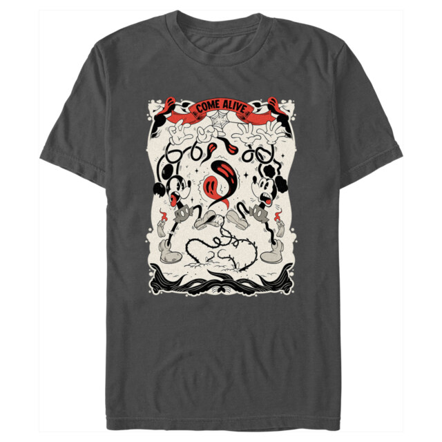 Men's Mickey & Friends Halloween Come Alive  Adult T-Shirt