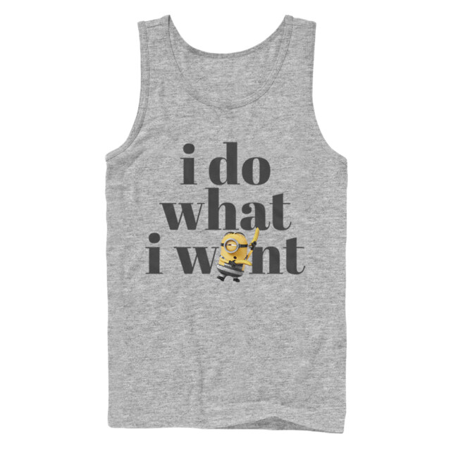 Men's Despicable Me 3 Minion Do What I Want  Adult Tank Top