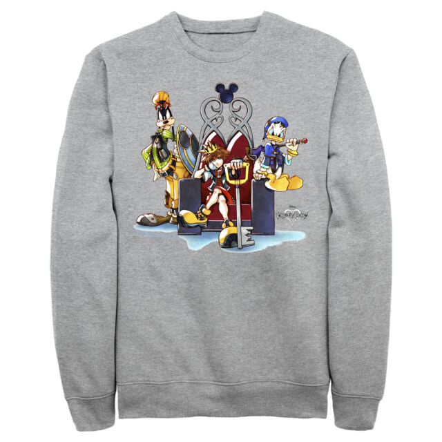 Men's Kingdom Hearts 1 King of Hearts  Adult Sweatshirt