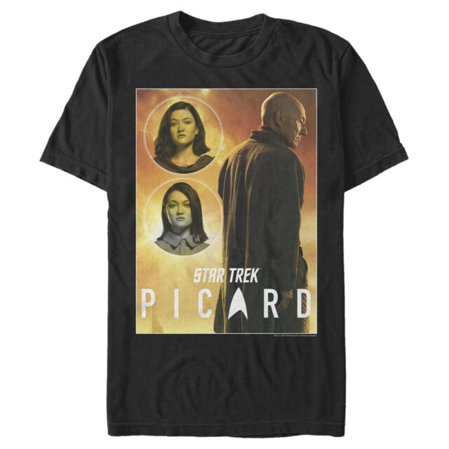 Men's Star Trek: Picard Character Poster  Adult T-Shirt