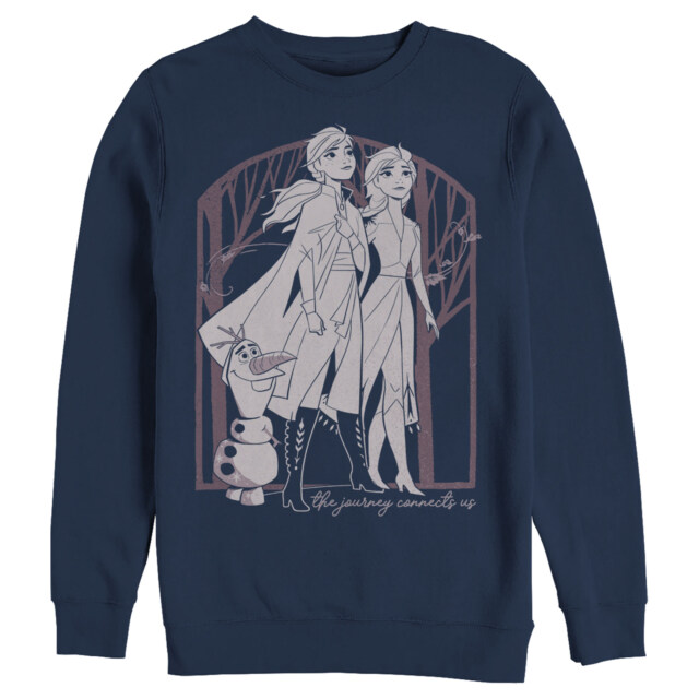 Men's Frozen 2 Sister Forest Frame  Adult Sweatshirt