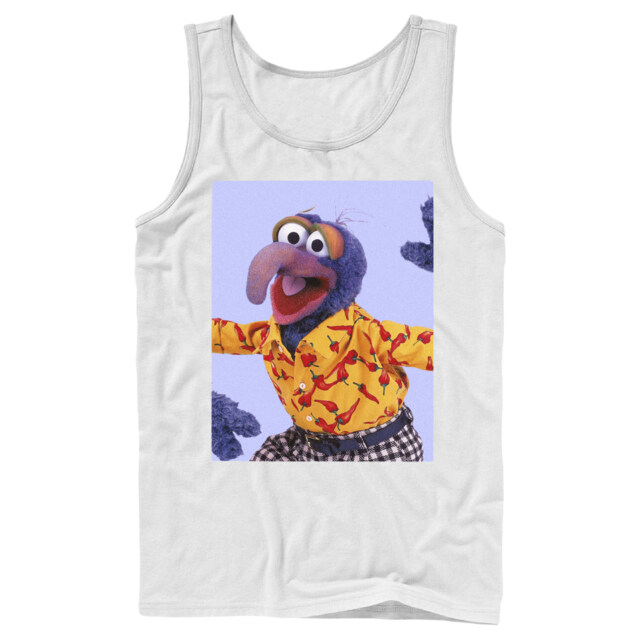Men's The Muppets Gonzo Chili Peppers  Adult Tank Top