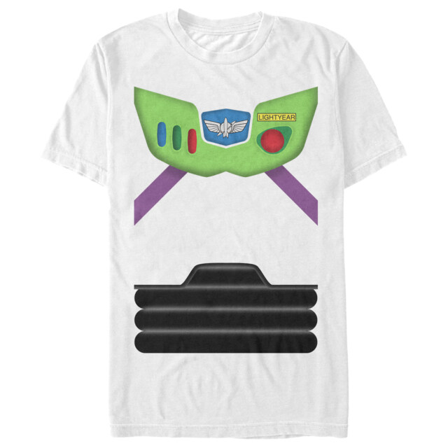 Men's Toy Story Buzz Lightyear Costume Tee  Adult T-Shirt