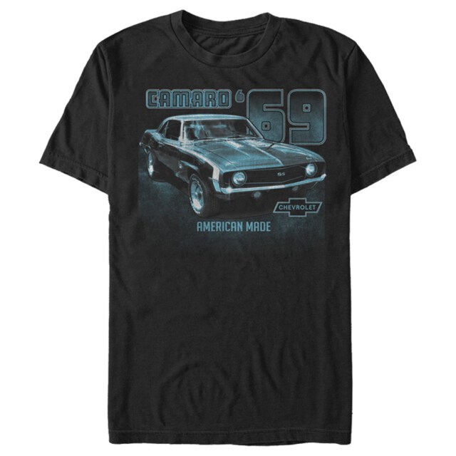 Men's General Motors Chevy Camaro American  Adult T-Shirt