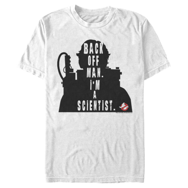 Men's Ghostbusters Venkman Black Silhouette  Adult T-Shirt